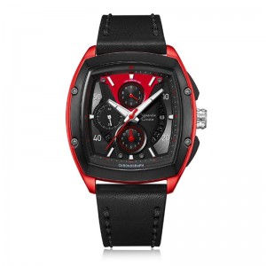 Alexandre Christie AC 6610 Black Red Leather MCLIPBARE